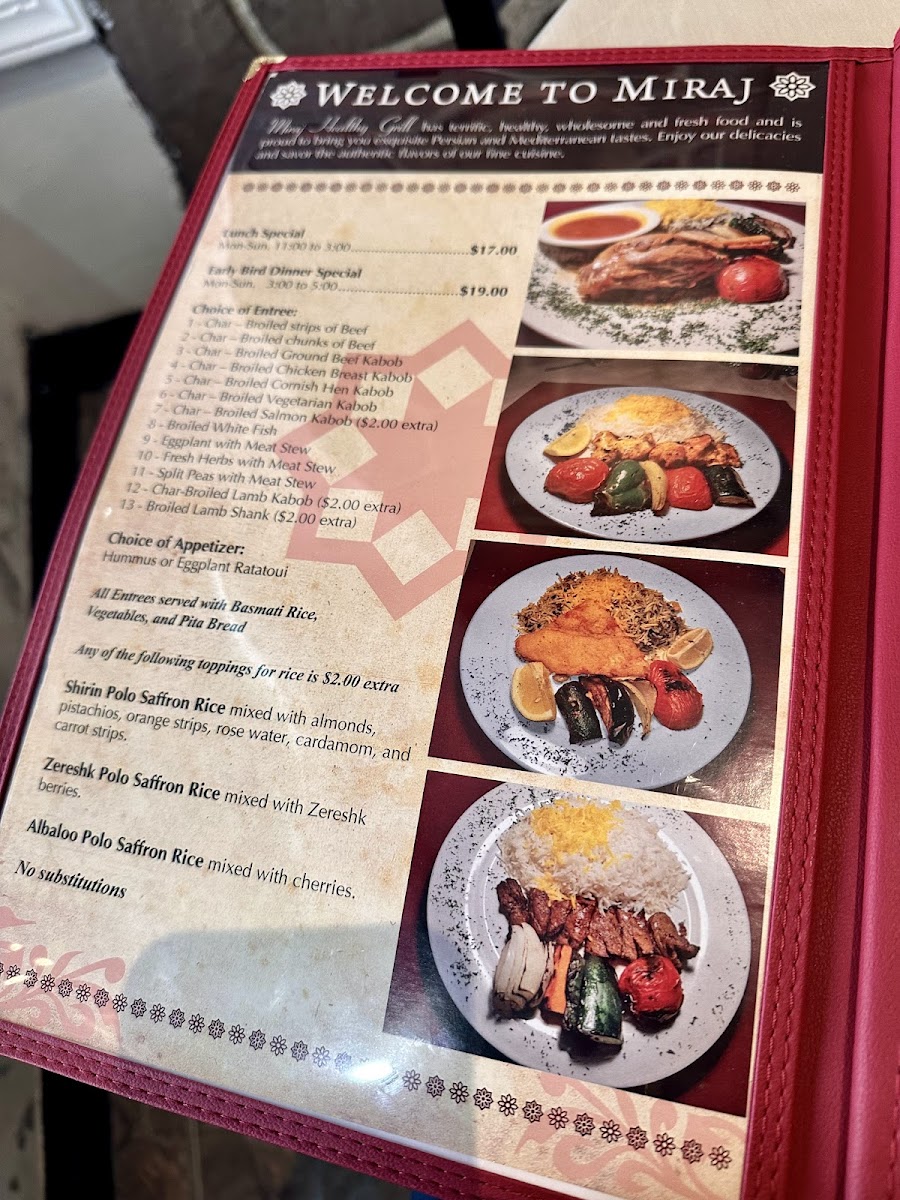Miraj Healthy Grill Menu - Image 3